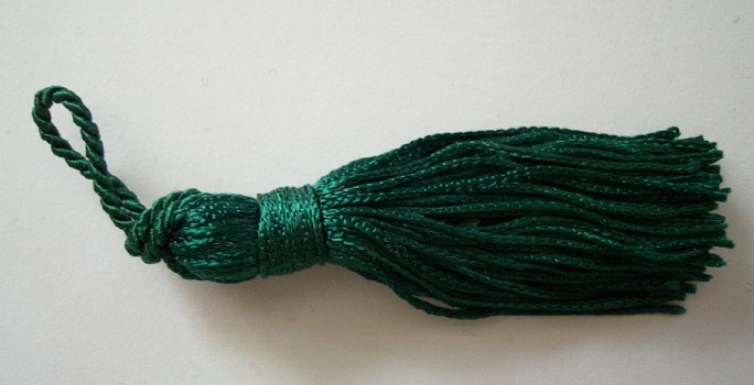 Conso Hunter Green 3" Chainette Tassel