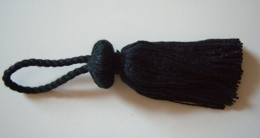 Conso Black Bell Top 3" Tassel