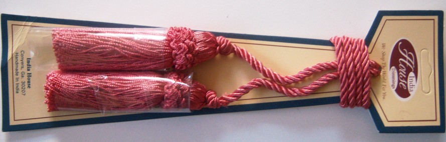 Shalimar 4" Mauve Tassel 22" Chair Tie
