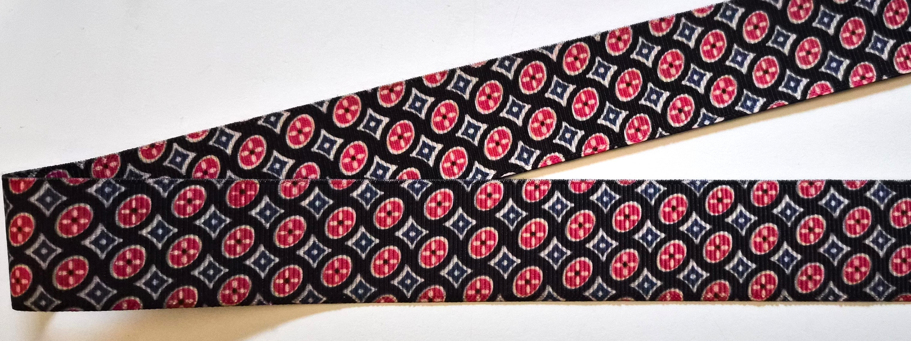 Black Thick 1 3/8" Grosgrain Ribbon