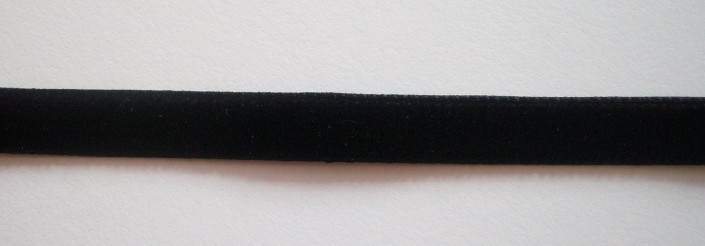 Black Nylon 3/8" Velvet Ribbon
